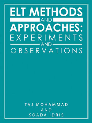 cover image of Elt Methods and Approaches